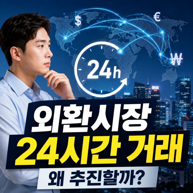 한국 외환시장 24시간 거래 추진과 원화 국제화 흐름을 설명하는 금융 블로그 대표 이미지