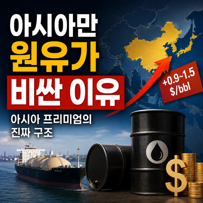 아시아 프리미엄, 한국이 원유를 더 비싸게 사는 이유