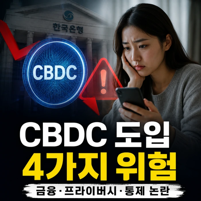 CBDC 도입, 정말 편리한 미래일까? 한국은행 디지털화폐가 불러올 4가지 논란