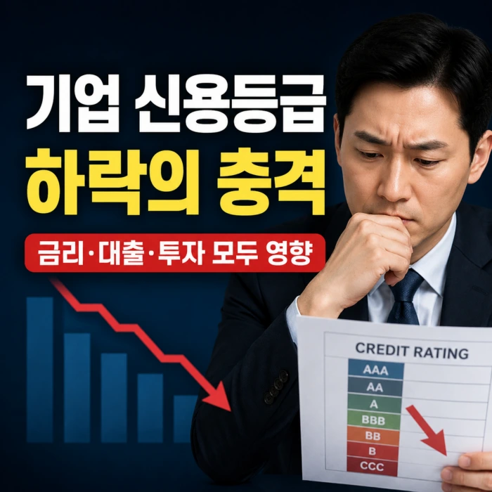 기업 신용등급이 중요한 이유, 등급 하락이 기업에 미치는 실제 영향
