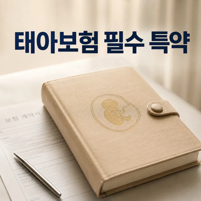 태아보험 필수 특약과 불필요한 특약 비교표