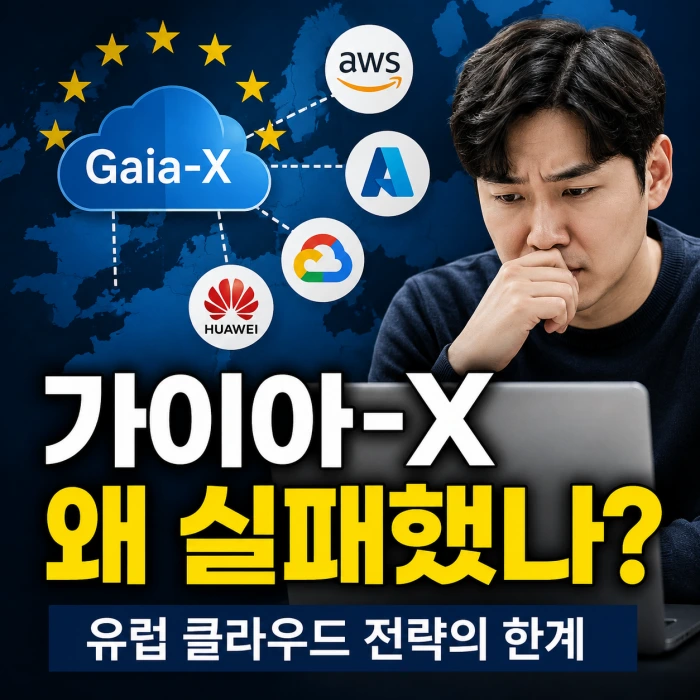 가이아X 프로젝트와 AWS 구글 클라우드 경쟁 구조 분석 이미지