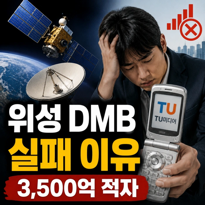 한국 위성 DMB TU미디어 실패 분석, 왜 3,500억 적자를 피하지 못했나