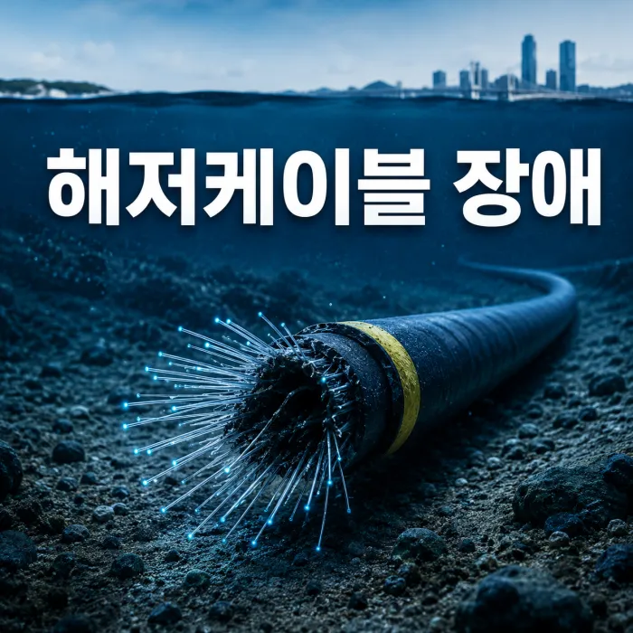 대한민국 국제 해저케이블 연결 구조와 인터넷 장애 영향