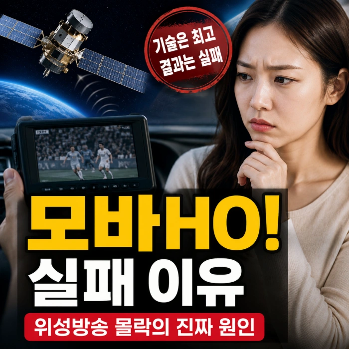 모바HO! 실패 사례 분석: 세계 최고 위성방송은 왜 무너졌을까