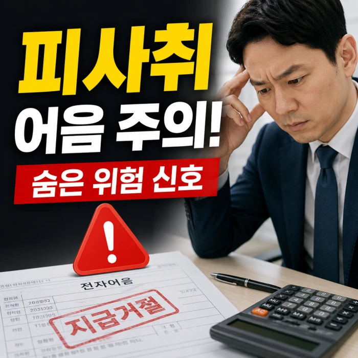 피사취 어음이 위험한 이유, 발행사보다 더 중요한 데이터 체크 포인트