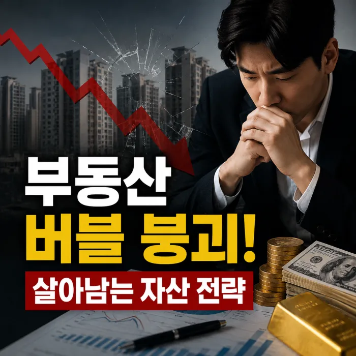 부동산 버블 붕괴 이후 현금 달러 국채 금 중심 자산 배분 전략