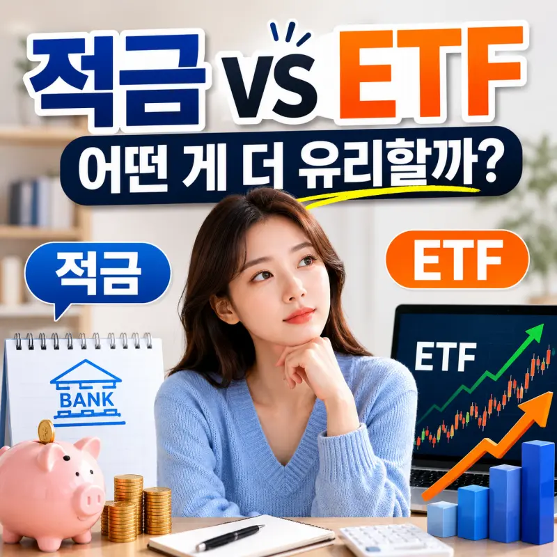 적금과 ETF 수익률 및 투자 전략 비교