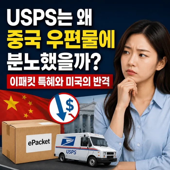 USPS는 왜 중국 우편물에 분노했을까? 이패킷 특혜와 미국의 반격