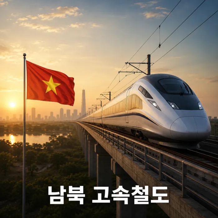 베트남 남북고속철도 건설 계획과 경제 효과 분석