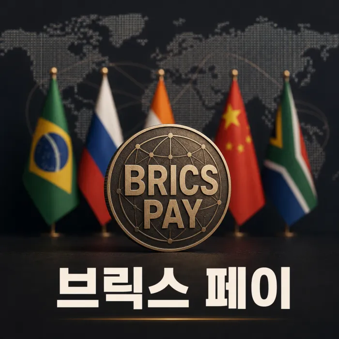 브릭스 페이와 달러 SWIFT USDT의 관계를 분석한 이미지