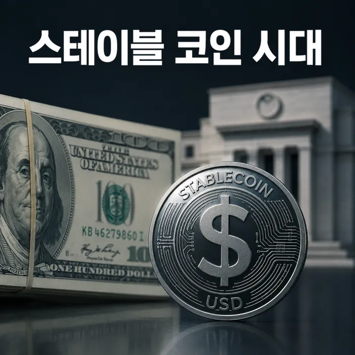 CBDC와 달러 스테이블 코인의 자본 이동 구조 비교 이미지