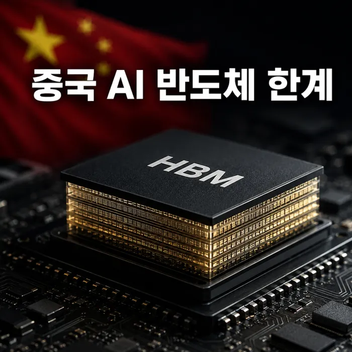 중국 AI 반도체와 HBM 메모리 병목을 분석한 데이터 기반 블로그 썸네일