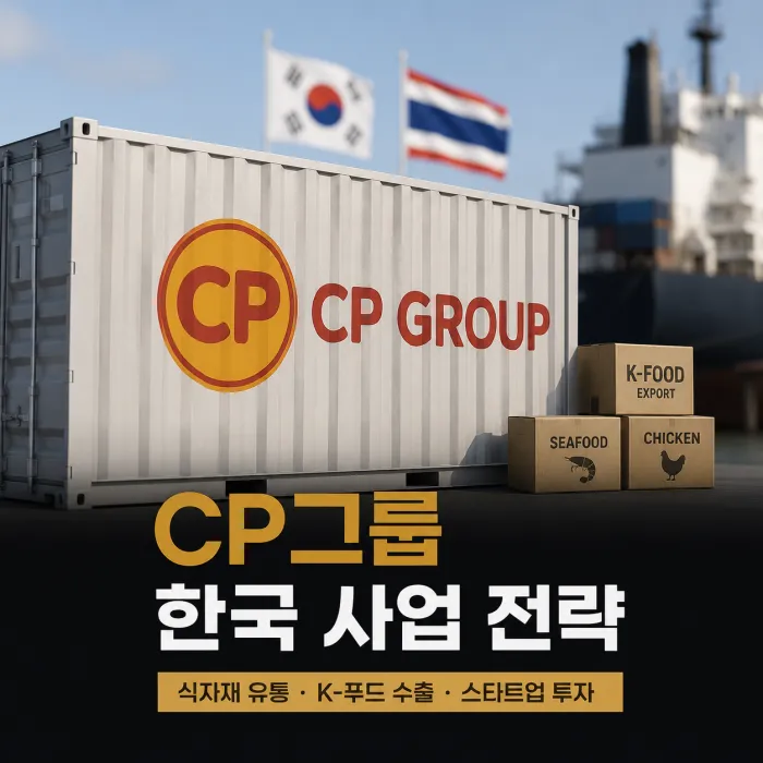 CP KOREA 식자재 유통과 국내 기업 투자로 구성된 태국 CP그룹 한국 사업