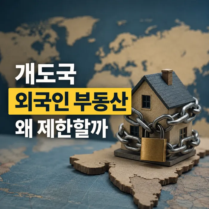개도국이 외국인의 토지와 아파트 매입을 제한하는 경제적 이유