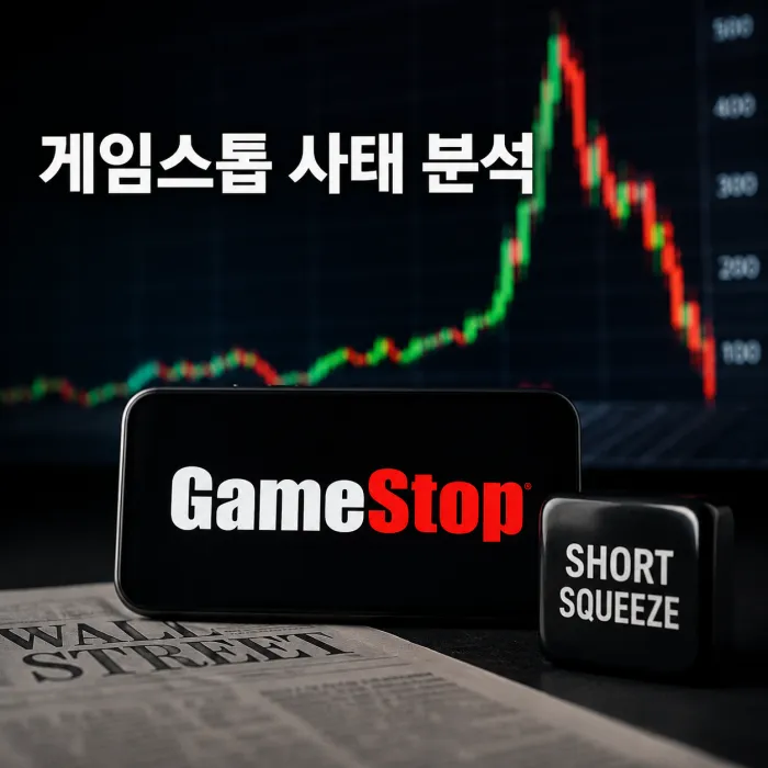 2021년 게임스톱 GME 주가 폭등과 숏 스퀴즈 구조 분석 이미지