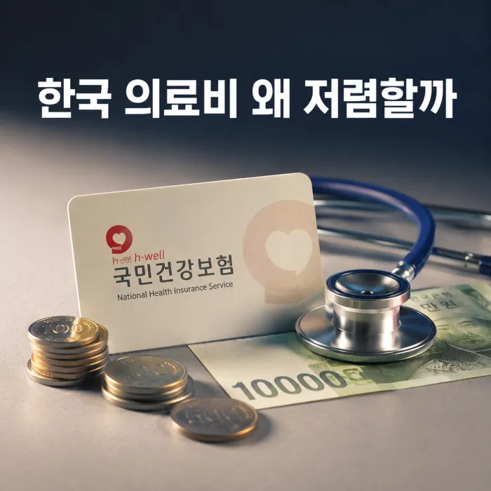 국민건강보험과 민간보험을 같이 내도 한국 의료비가 미국보다 싼 이유