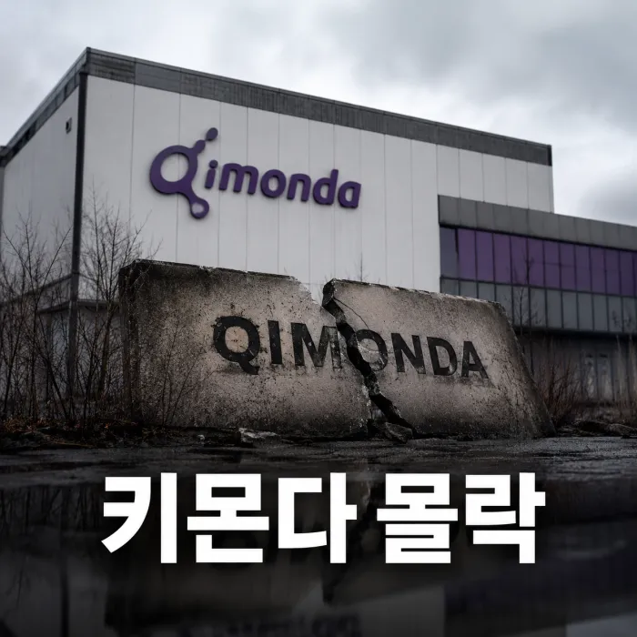 키몬다 파산 원인과 유럽 D램 산업 쇠퇴를 보여주는 반도체 공장 이미지