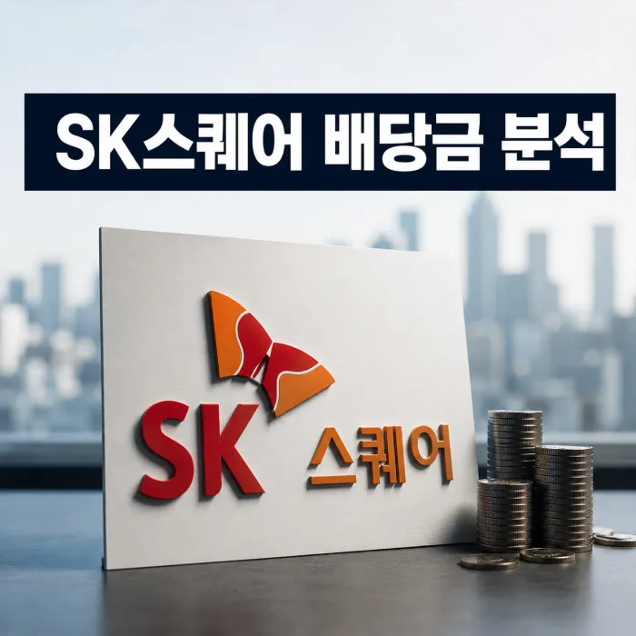 SK스퀘어 배당금과 매수 타이밍, 배당수익률을 분석한 블로그 썸네일