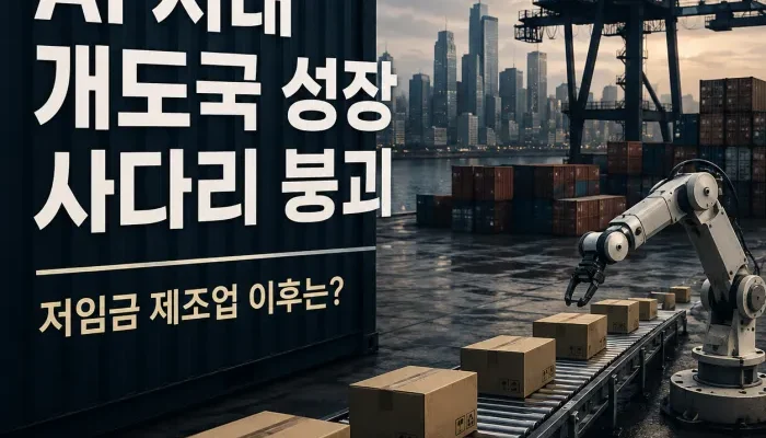 AI 자동화 확산으로 변화하는 개도국 제조업과 경제 성장 구조