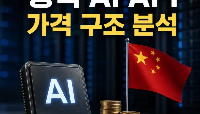 중국 AI API와 미국 AI API의 추론 비용 구조 비교
