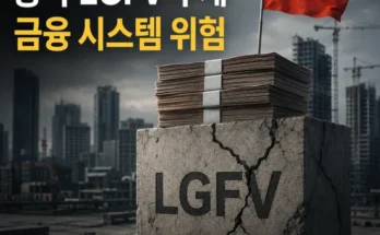중국 지방정부 LGFV 부채와 부동산 침체로 인한 금융 위험 구조