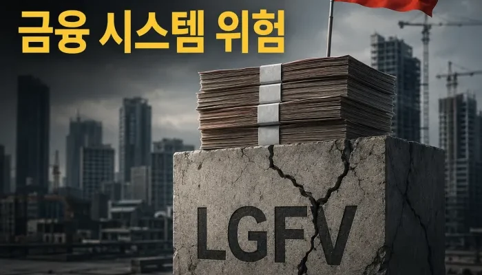 중국 지방정부 LGFV 부채와 부동산 침체로 인한 금융 위험 구조