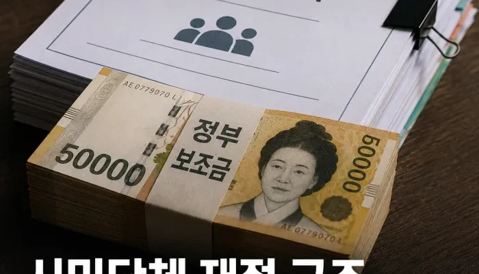 보수 정권과 진보 정권에 따른 시민단체 후원금 정부 보조금 인건비 흐름 비교