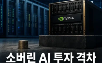 빅테크와 중진국 개도국의 소버린 AI 인프라 투자 규모를 비교한 이미지