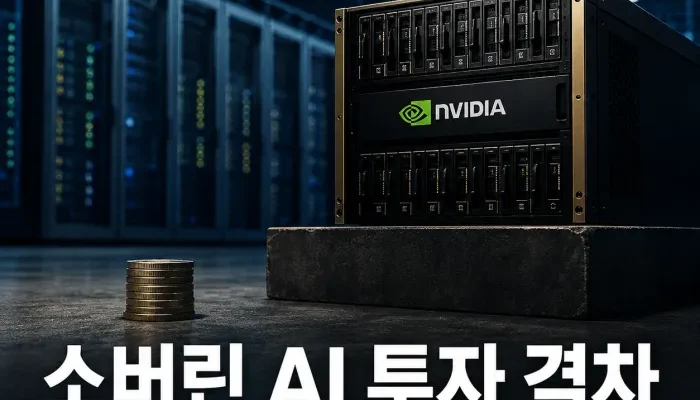 빅테크와 중진국 개도국의 소버린 AI 인프라 투자 규모를 비교한 이미지
