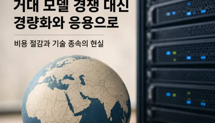 거대 기초 모델 경쟁 대신 경량화와 현지 응용 전략을 선택하는 개도국 인공지능 산업 구조