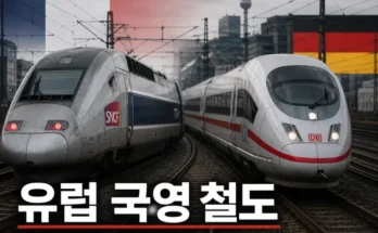 프랑스 SNCF와 독일 DB 국영 철도 부채 및 정부 재정 지원 비교
