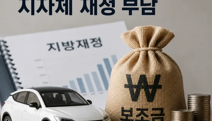 전기차 보조금 지급과 자동차세 감소에 따른 지방자치단체 재정 구조 비교