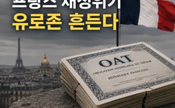 프랑스 재정 위기와 10년물 국채 OAT 스프레드 확대가 유로존 금융시장에 미치는 영향