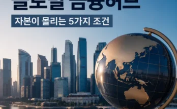 글로벌 금융허브의 자본 이동과 세금 규제 시장 유동성 경쟁력 구조