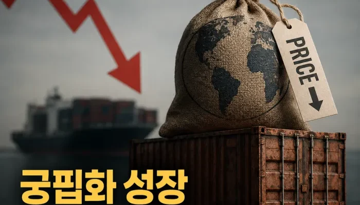 수출 증가와 국제가격 하락으로 발생하는 궁핍화 성장 구조