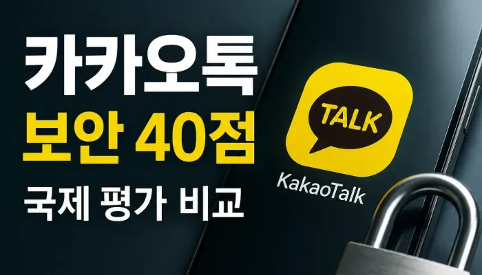 카카오톡과 글로벌 메신저의 보안 및 프라이버시 평가 비교
