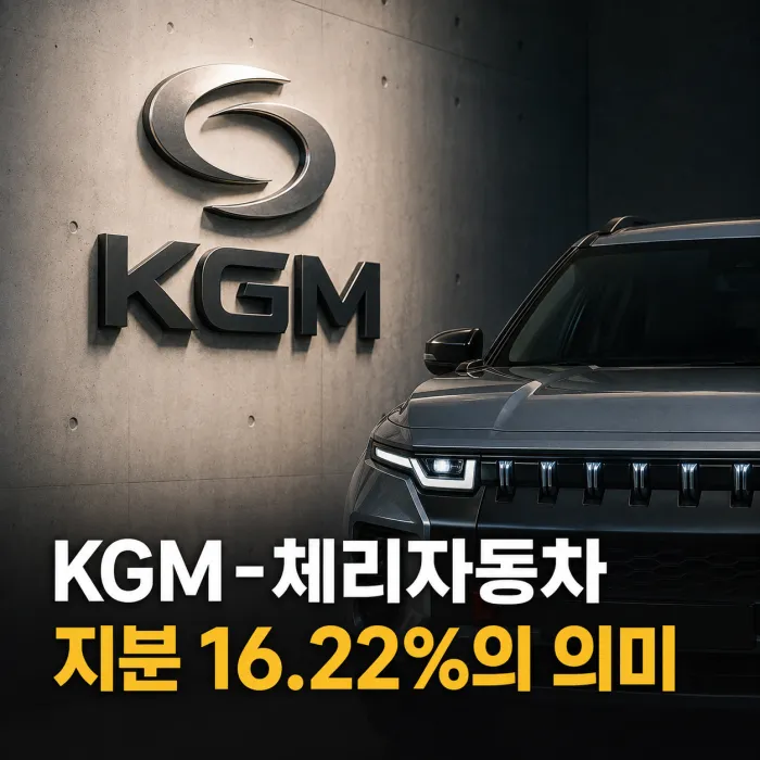 KGM 체리자동차 T2X 플랫폼 도입과 중국 자본 투자 구조 분석