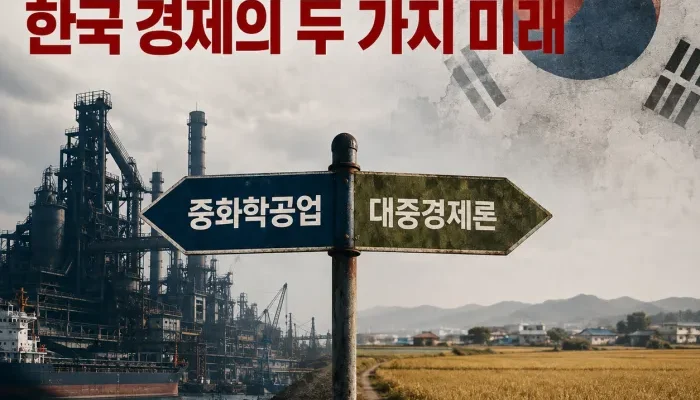 김대중 대중경제론과 박정희 중화학공업 경제정책 비교