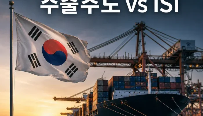 한국 수출주도성장과 남미 수입대체산업화의 산업화 전략 차이