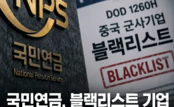 국민연금의 중지이노라이트 코너스톤 투자와 미국 중국군사기업 규제 위험 분석