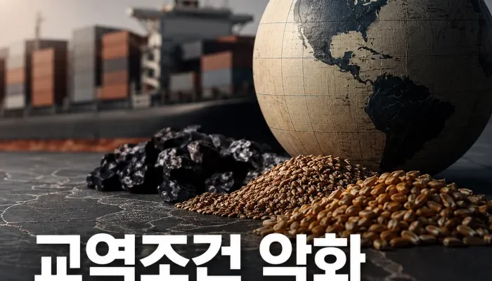 농산물 수출국과 제조업 국가의 교역조건 차이를 나타낸 프레비시 싱어 가설