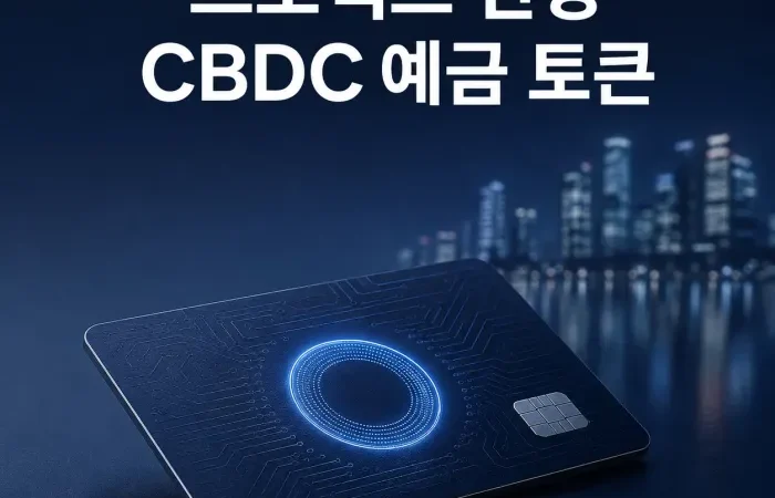 프로젝트 한강 참여 은행 9곳과 CBDC 예금 토큰 구조