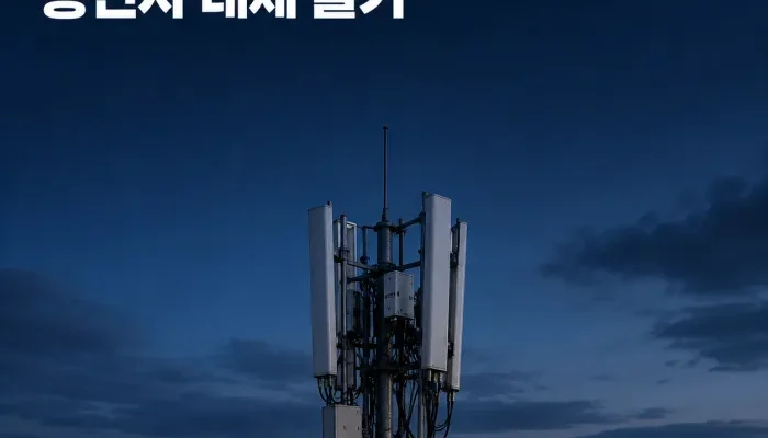 스타링크 위성 인터넷과 5G 지상 기지국의 통신 거리와 데이터 용량 차이