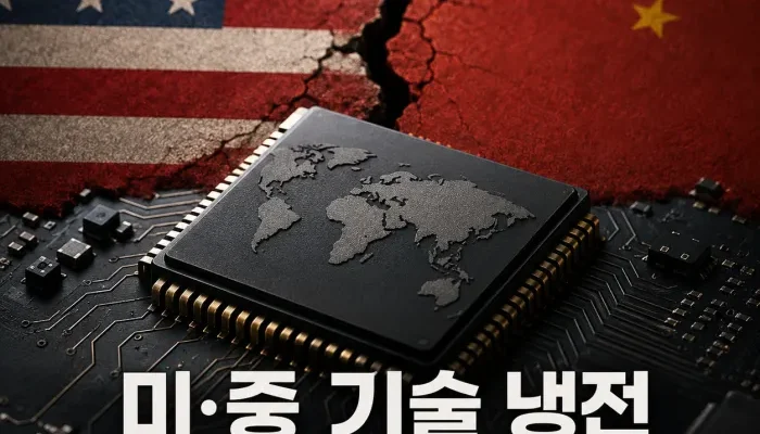 미국과 중국의 AI 반도체 기술 냉전 및 공급망 패권 경쟁 비교